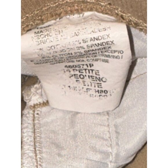 Lee Relaxed Fit Mid Rise Cargo Shorts Petite Khaki - Picture 3 of 8